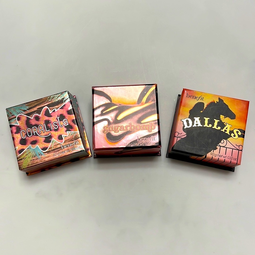 Benefit Box Blush Bundle (Coralista, Dallas, Sugarbomb)